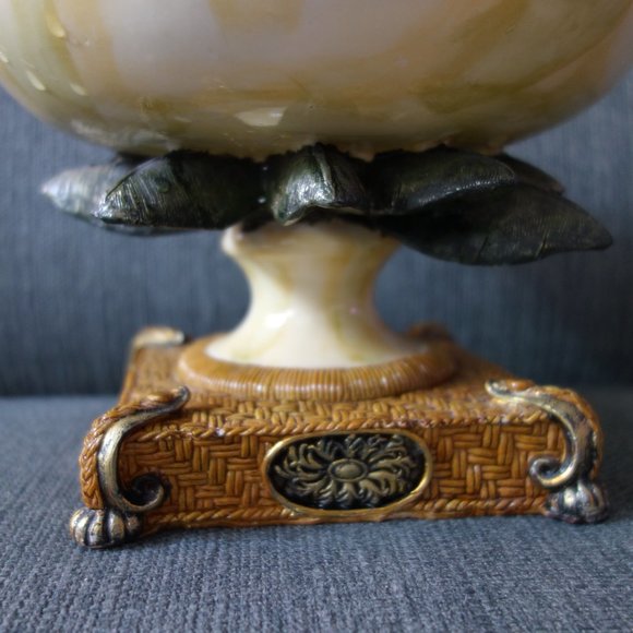 Vintage Pedestal Bowl Decorative Center Piece - Picture 2 of 12